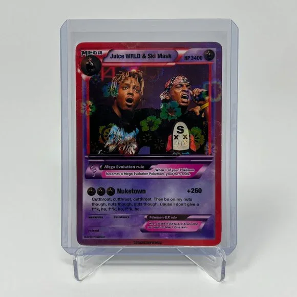 custom juice wrld pokemon card Juice WRLD Pokemon Card I made. Thoughts? : r/JuiceWRLD